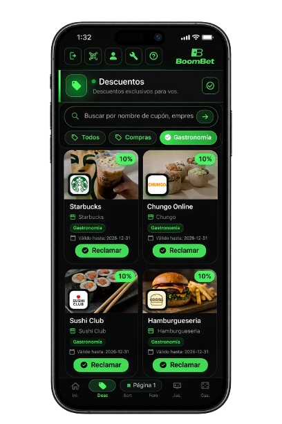 BoomBet App Móvil